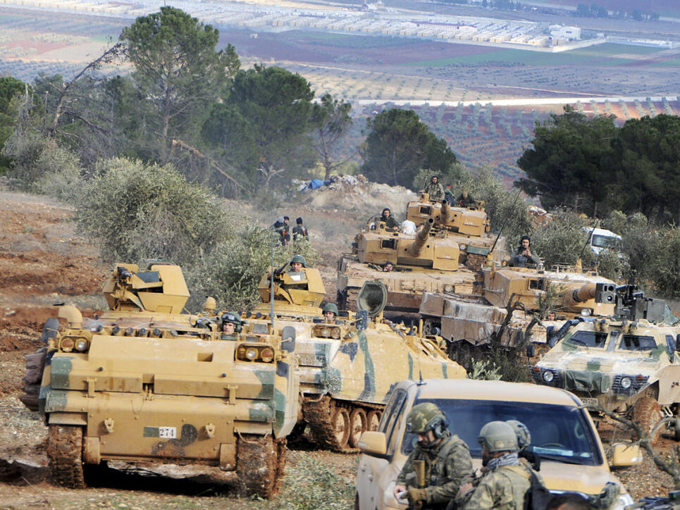 Offensive in Afrin: Türkische Soldaten Ende Januar an der türkisch-syrischen Grenze.