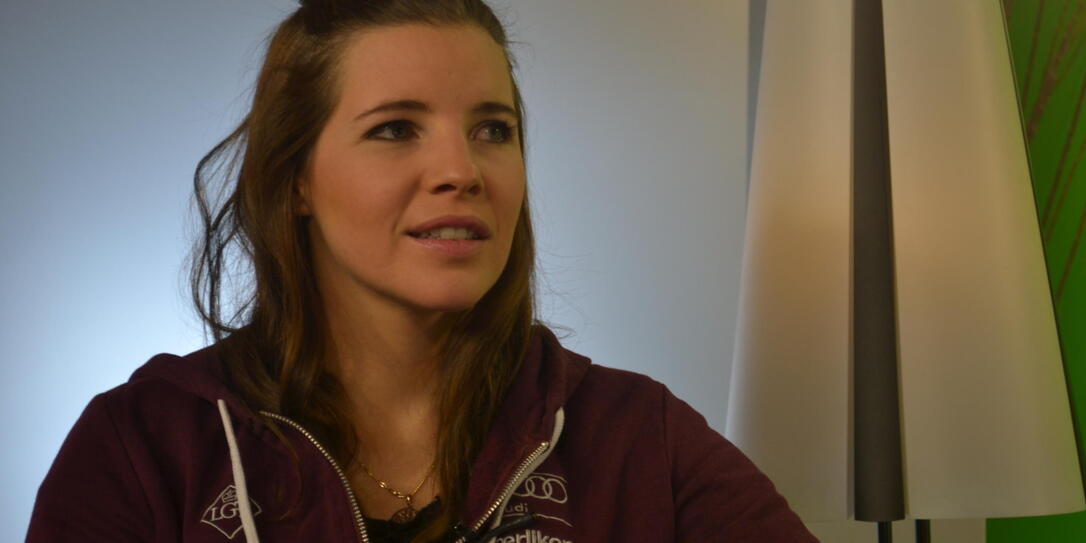 Tina Weirather im Sport Talk auf 1FLTV.