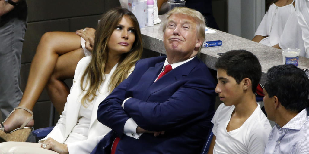 Donald Trump, hier an einem Tennismatch in New York, duldet keine kritischen Töne im US-Profisport