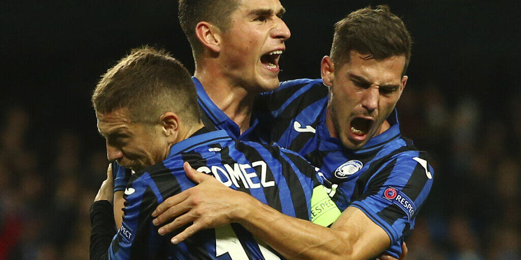 Atalanta Bergamo mit dem Schweizer Remo Freuler (rechts) steht erstmals in den Viertelfinals der Champions League