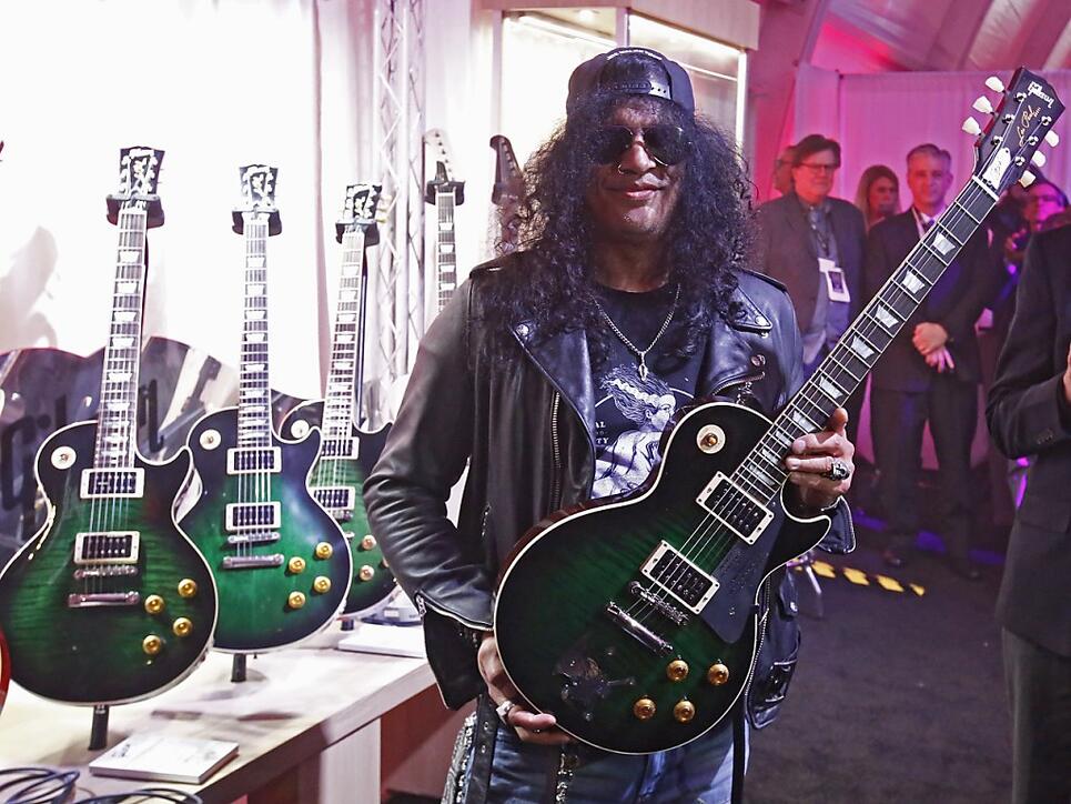 Schwört auf Gibson-Gitarren: US-Rockstar Slash. (Archivbild)