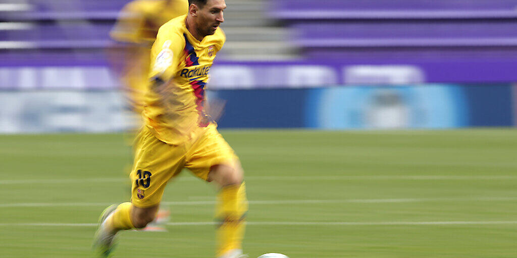 Der entscheidende Assist, aber wieder kein Tor: Lionel Messi ging bei Barcelonas 1:0 in Valladolid leer aus