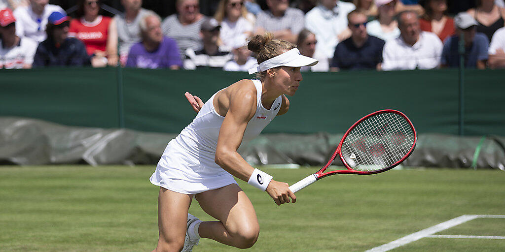 Für Viktorija Golubic bedeutete die 3. Runde in Wimbledon Endstation