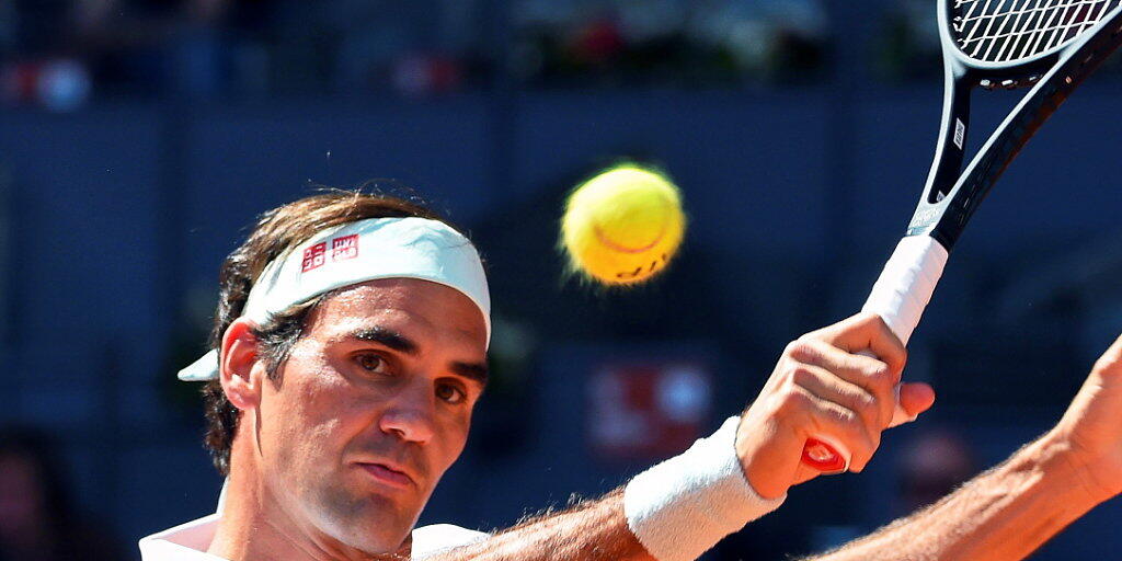 Roger Federer überstand in Madrid den ersten Härtetest