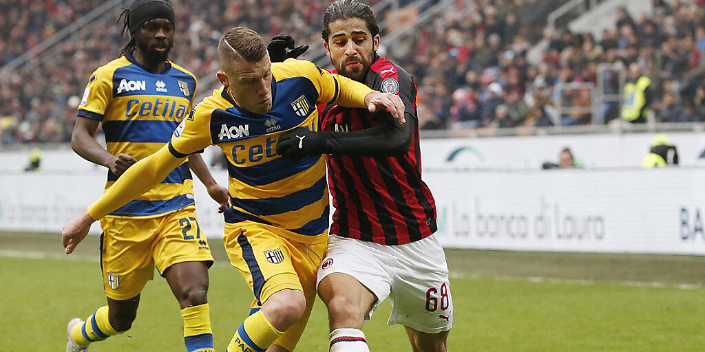 Ricardo Rodriguez (rechts, hier im Match gegen Parma) ist in Milans Verteidigung eine feste Grösse