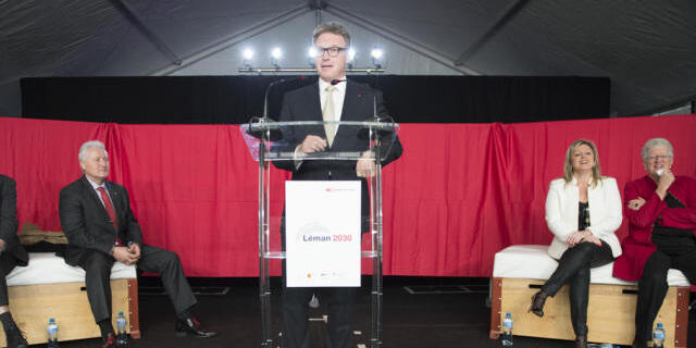 SBB-Chef Andreas Meyer lanciert in Renens "Léman 2030" SBB-Chef Andreas Meyer lanciert in Renens "Léman 2030"