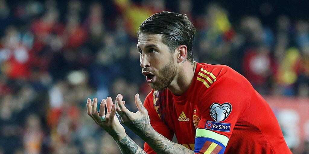 Schiesst Tor um Tor: Spaniens Captain Sergio Ramos