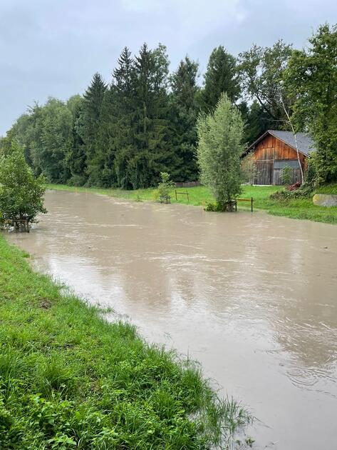 Hochwasser Rhein und Kanal (28.08.2023)