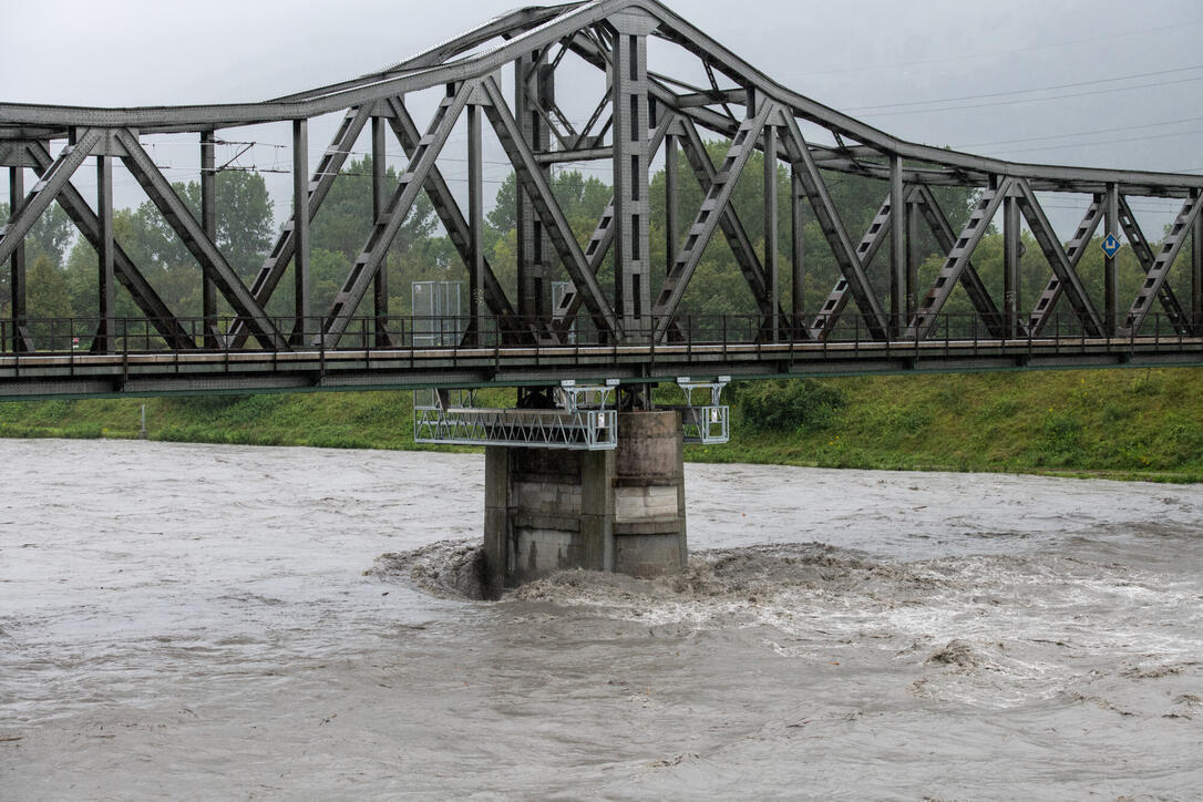 Hochwasser Rhein und Kanal