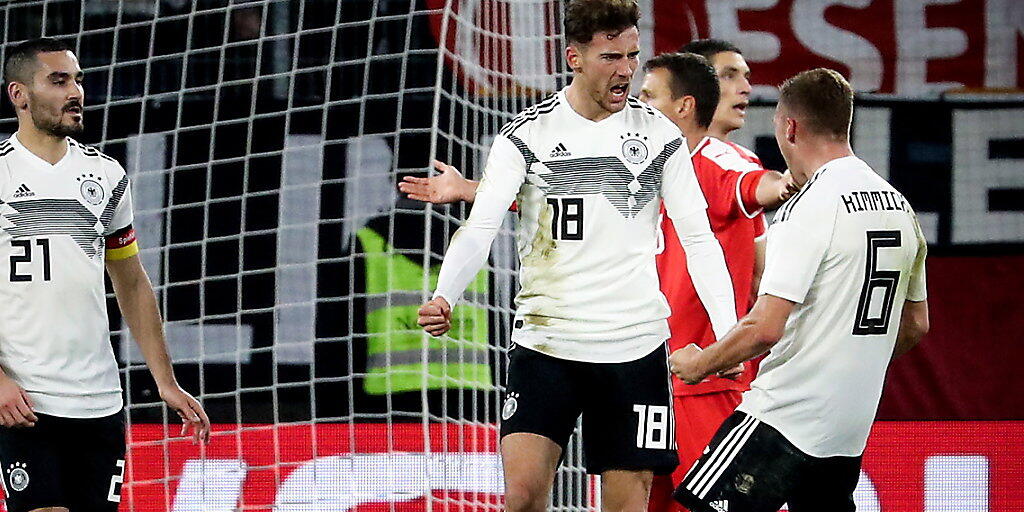 Leon Goretzka verhinderte mit seinem Ausgleich in der 69. Minute eine deutsche Niederlage gegen Serbien