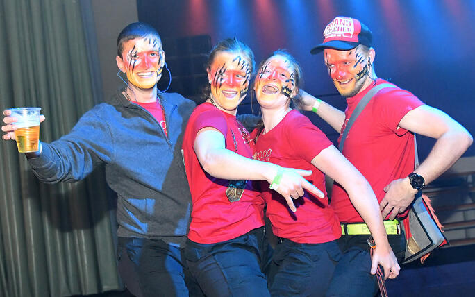 Monsterkonzert und Maskenball in Gams