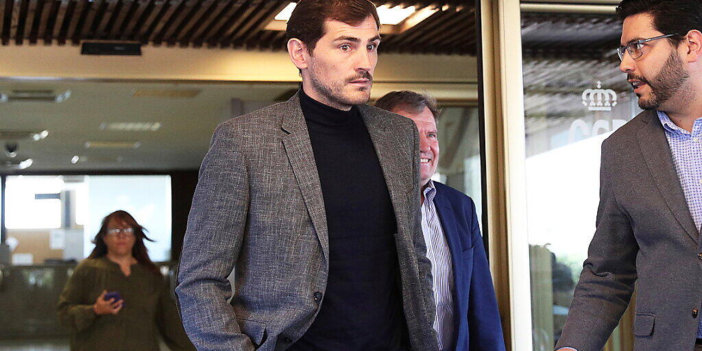 Iker Casillas (links) sprach über seinen Herzinfarkt