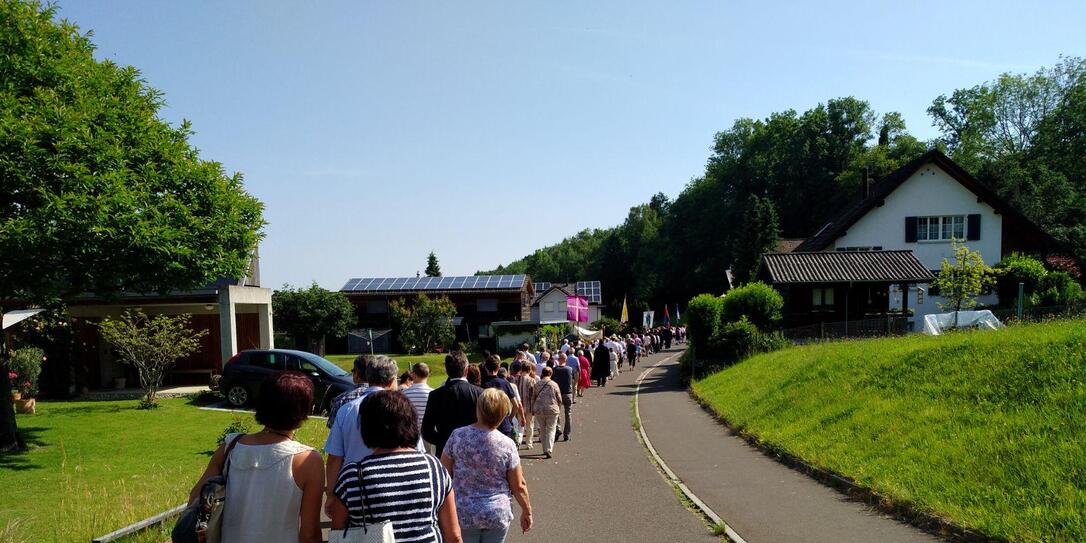 Fronleichnamsprozession Schellenberg 2017