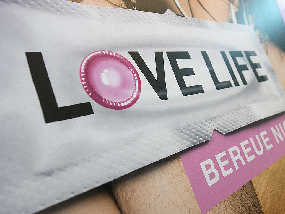 Das Bundesamt für Gesundheit präsentierte die Kampagne "LOVE LIFE - Bereue Nichts" im Mai 2014. Jetzt hat das Bundesgericht eine Beschwerde dagegen abgewiesen. (Archiv)