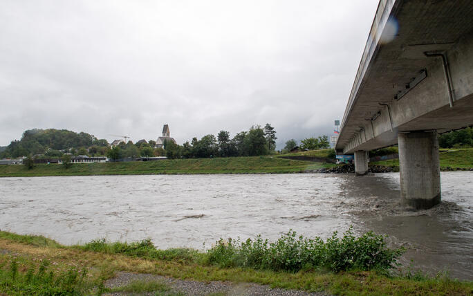 Hochwasser Rhein und Kanal