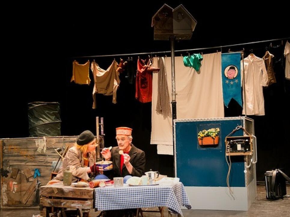 Theater Dampf: Eine von über 70 Formationen, die sich an der Schweizer Künstlerbörse dem Publikum und potenziellen Veranstaltern präsentiert haben. (zVg)
