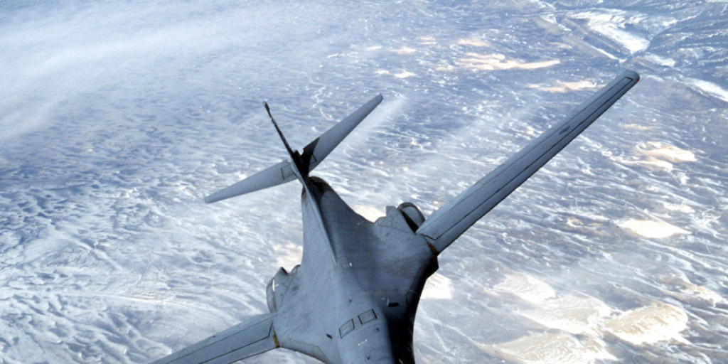 Säbelrasseln in der Luft: Die USA fliegen mit zwei US-Bombern des Typs B-1B Lancer an die Grenze zu Nordkorea. (Archivbild)