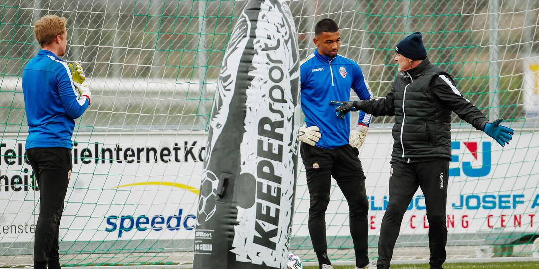 Liechtenstein Ruggell Fussball FIFA WM Quali Training Liechtenstein