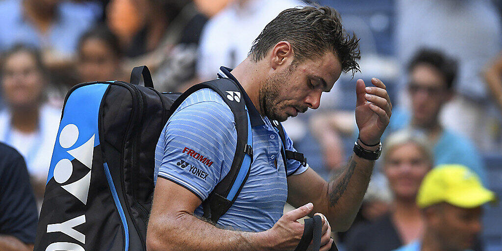 Abschied aus New York: Stan Wawrinka ist mit dem Erreichen des Viertelfinals grundsätzlich zufrieden, doch er will noch mehr