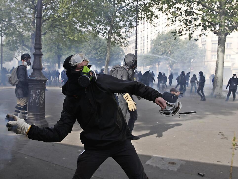 Gewalt hat Paris am 1. Mai zu einem gefährlichen Pflaster gemacht.