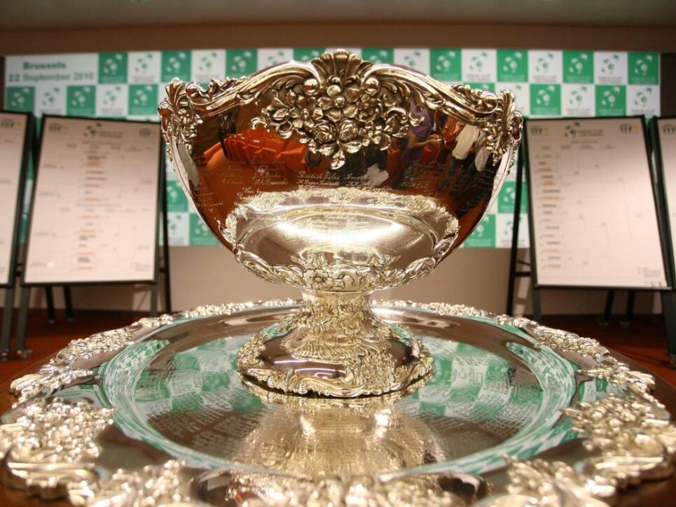 Die begehrte Trophäe im Davis Cup auch als "hässlichste Salatschüssel der Welt" bekannt