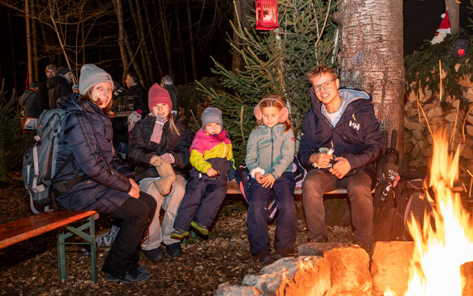 Nikolaus im Walde, Schellenberg (07.12.2024)