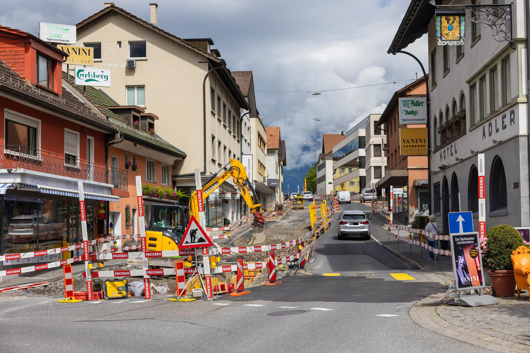 Umleitung Vaduz