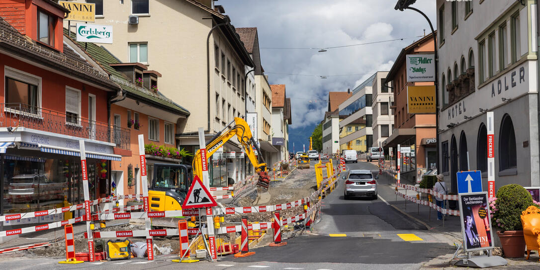 Umleitung Vaduz