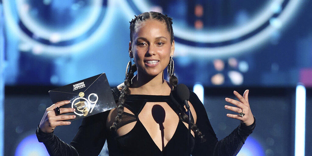 Wie es ist, Musikpreise abzusahnen, weiss US-Sängerin Alicia Keys bestens. Wie es sich anfühlt, die Grammys zu moderieren, wird sie dieses Jahr ebenfalls erfahren. (Archivbild)