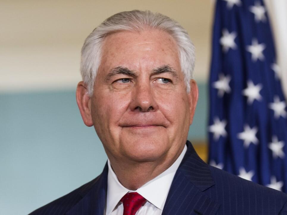 Medien spekulierten, dass US-Aussenminister Rex Tillerson bald abtritt - doch US-Präsident Trump dementiert das.