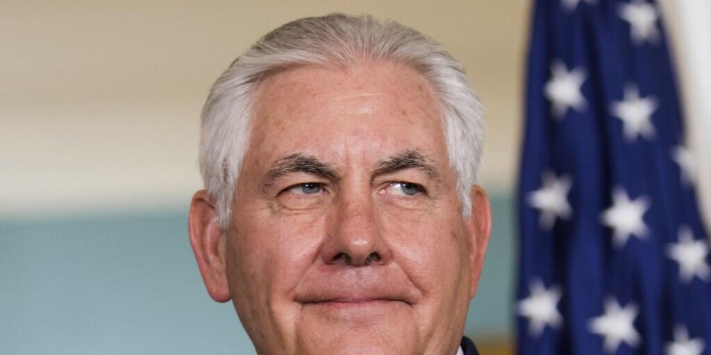 Medien spekulierten, dass US-Aussenminister Rex Tillerson bald abtritt - doch US-Präsident Trump dementiert das.