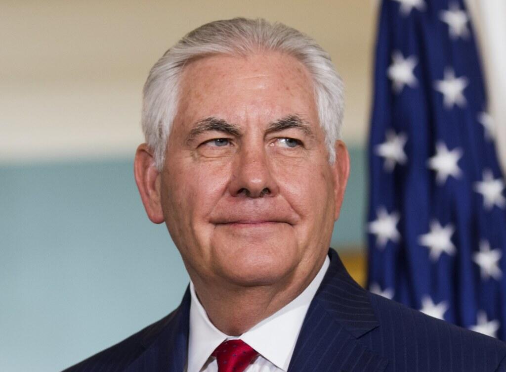 Medien spekulierten, dass US-Aussenminister Rex Tillerson bald abtritt - doch US-Präsident Trump dementiert das. Medien spekulierten, dass US-Aussenminister Rex Tillerson bald abtritt - doch US-Präsident Trump dementiert das.