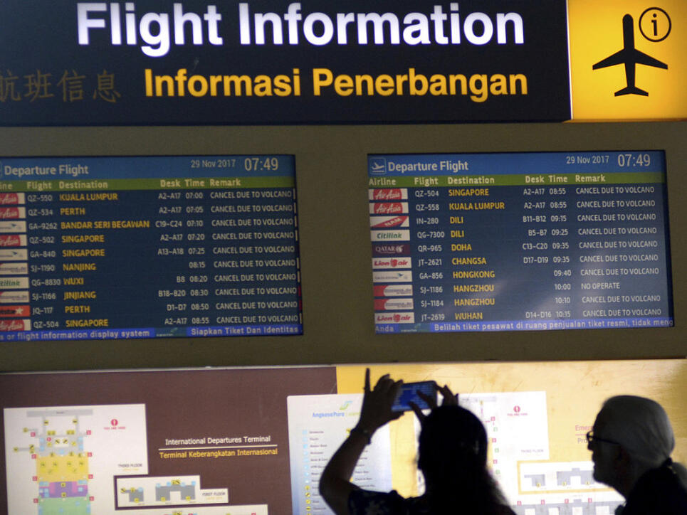 Der internationale Flughafen der Ferieninsel Bali ist wieder geöffnet.