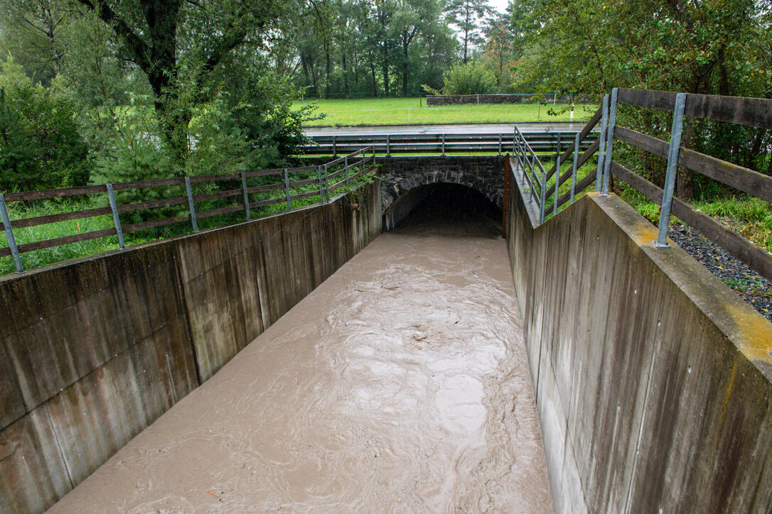 Hochwasser Rhein und Kanal