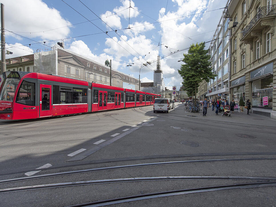 Wer von Bern nach Ostermundigen fahren will, kann ab 2027 das Tram nehmen.