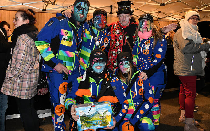 Monsterkonzert und Maskenball in Gams
