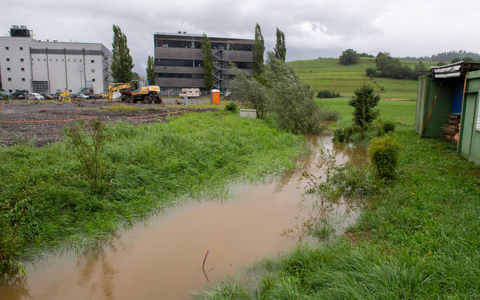 Hochwasser Rhein und Kanal