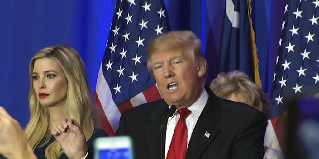 Donald Trump und Tochter Ivanka an einer Wahlveranstaltung. (Archivbild)