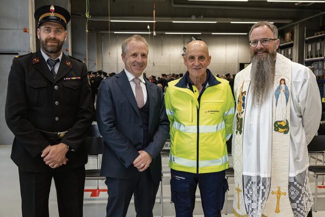 Tag der offenen T&uuml;r des Neubaus f&uuml;r die Blaulichtorganisatione