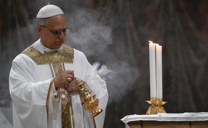 Pope Leo XIV celebrates Mass with the Cardinal electors in the Sistine Chapel