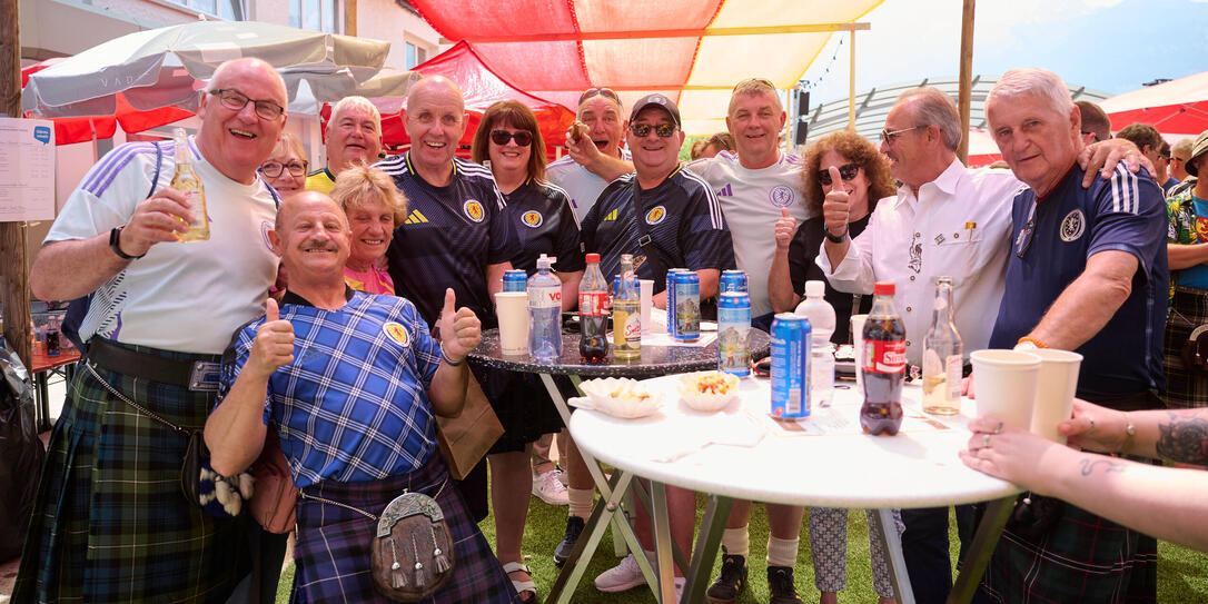 Schottische Fans in Vaduz (09.06.2025)