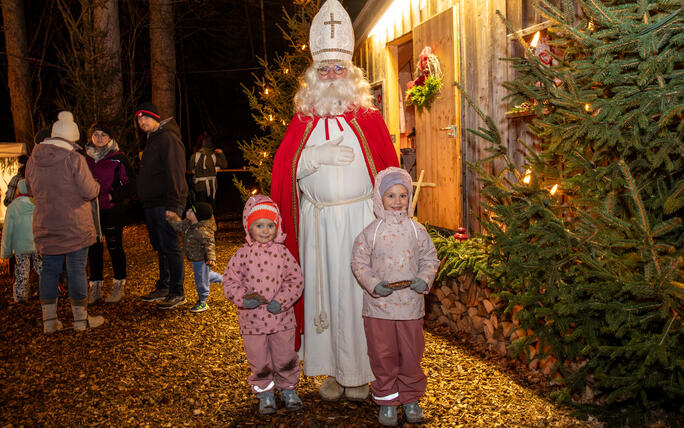 Nikolaus im Walde, Schellenberg (07.12.2024)