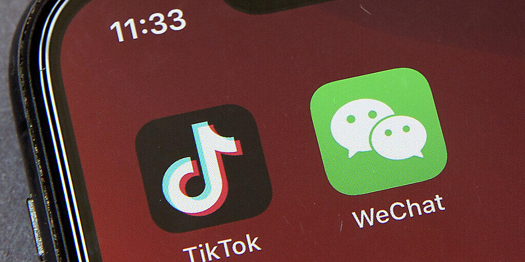 Die chinesisch dominierten Firmen TikTok und WeChat stehen unter grossem politischen Druck in den USA. (Archivbild)