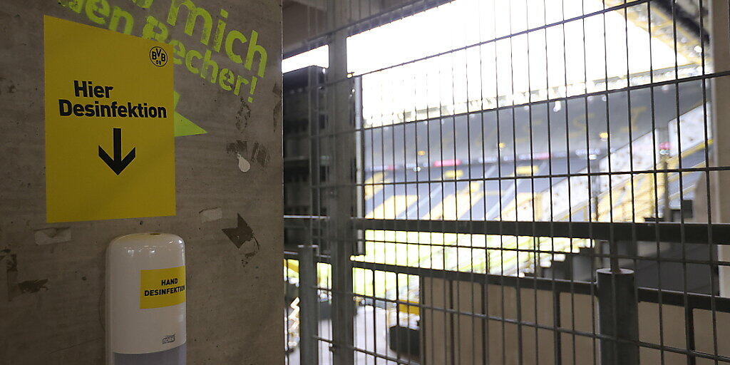 Im Stadion in Dortmund wurde eine Behanldungsstation eingerichtet