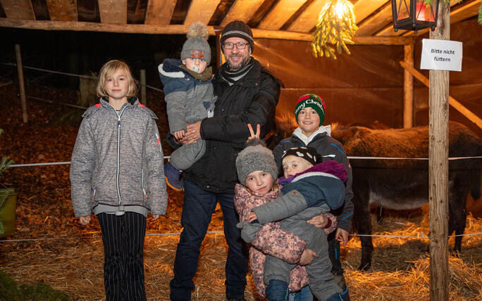 Nikolaus im Walde, Schellenberg (07.12.2024)