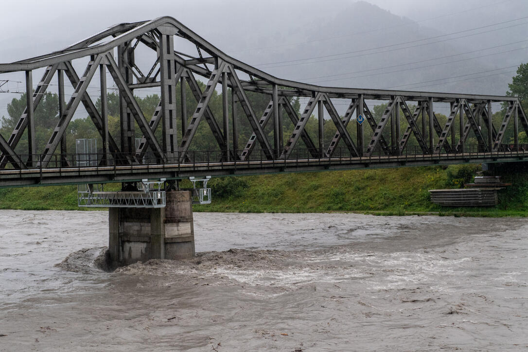 Hochwasser Rhein und Kanal