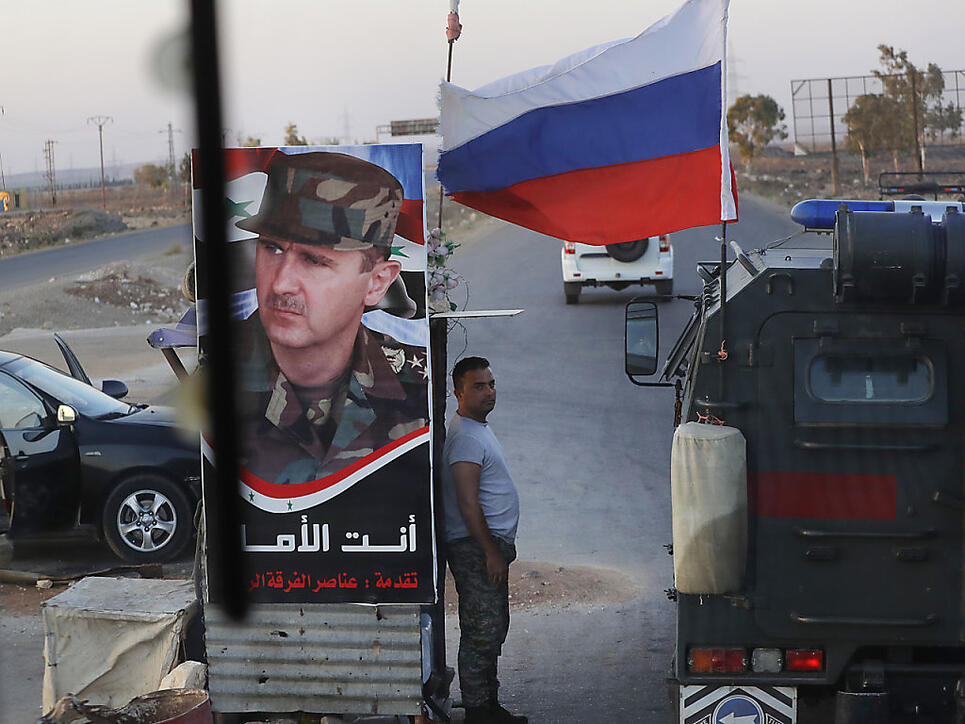 Die russische Militärpolizei will die Pufferzone auf den syrischen Golanhöhen sichern.
