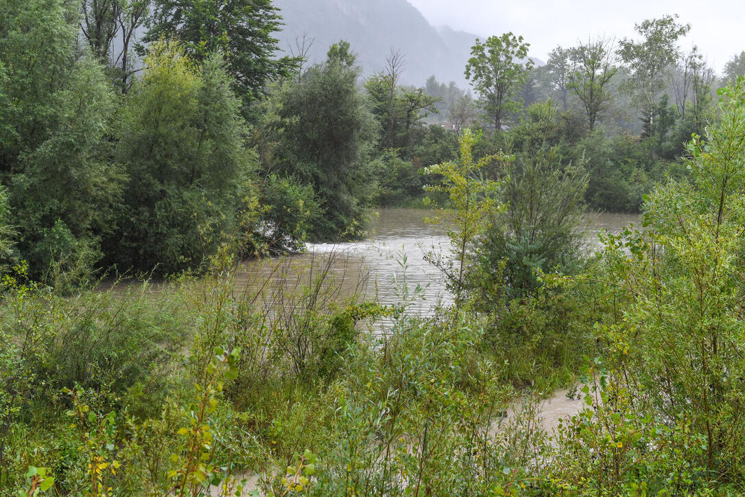 Hochwasser Rhein und Kanal