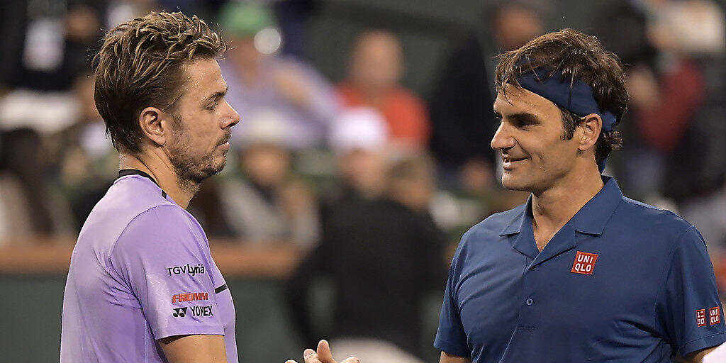 Stan Wawrinka und Roger Federer könnten auch in Miami wieder aufeinandertreffen