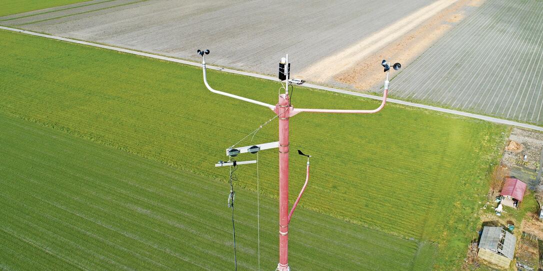 Windmessanlage in Trübbach (Schrebergärten)